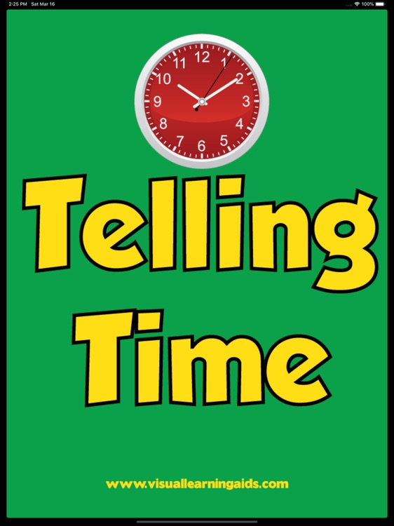 Telling Time Workbook By Visual Learning Aids LLC