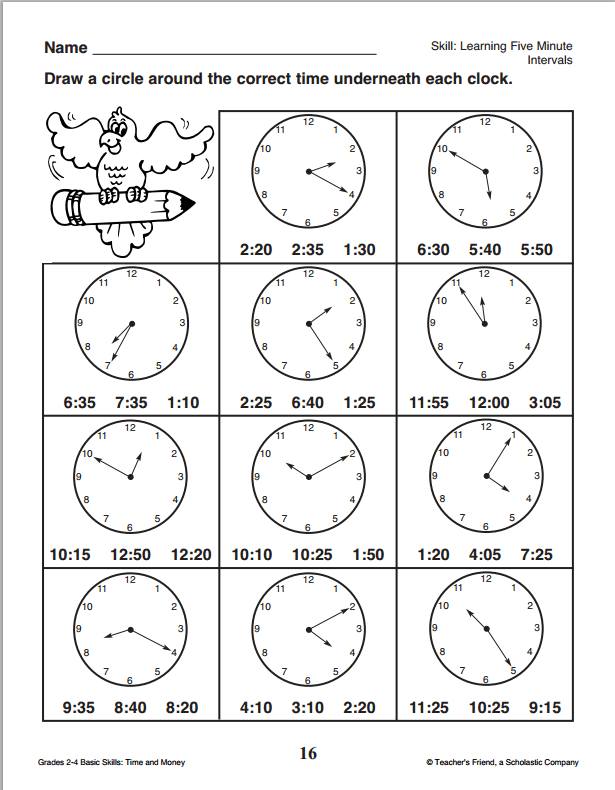 Telling Time Worksheets K5 Learning Grade 3 Telling Time Worksheets 