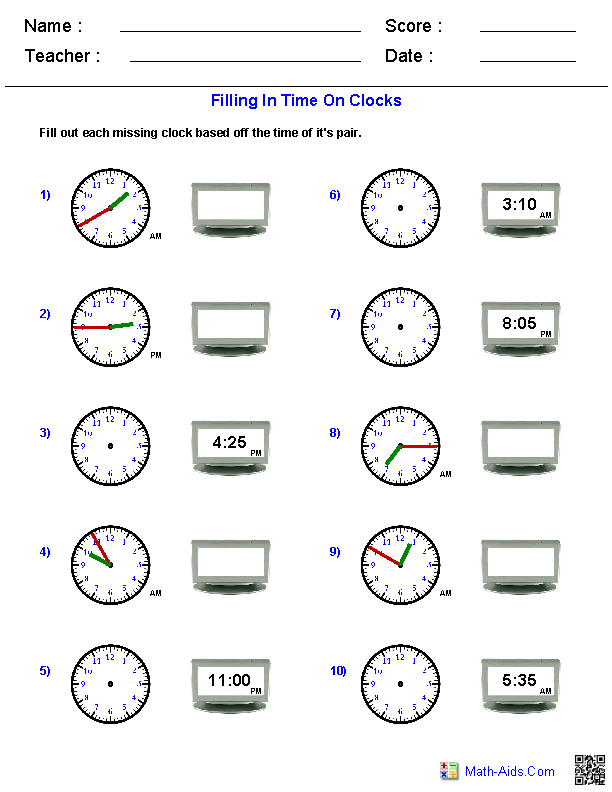 Time Worksheets Year 5 Kamberlawgroup